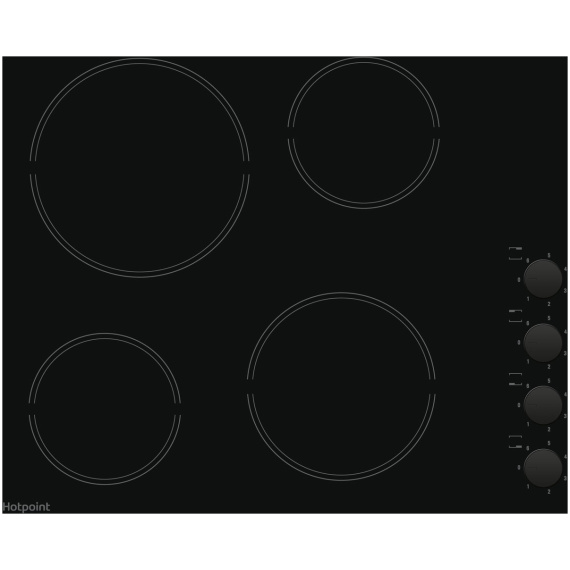 Hotpoint 60cm Electric 4 Zone Ceramic Hob