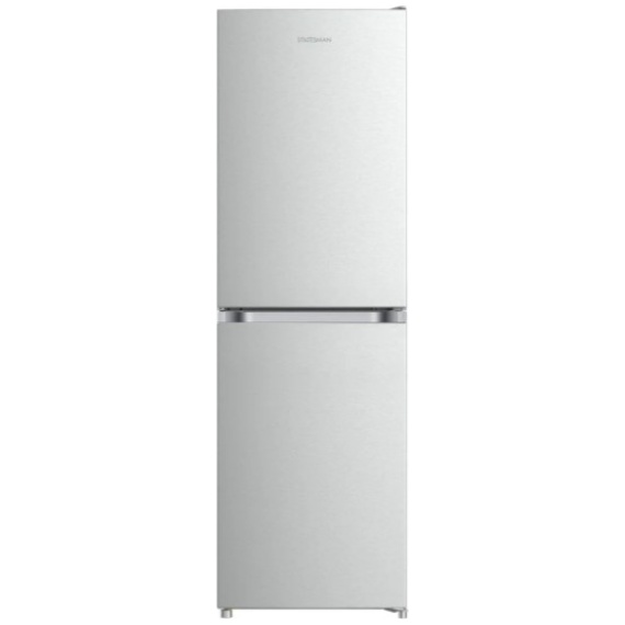 Statesman Freestanding 50/50 Fridge Freezer, Smart Frost, 254 Litre, Silver