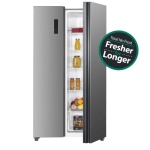 Statesman Freestanding, Side by Side, American Fridge Freezer, Total No Frost, Inox