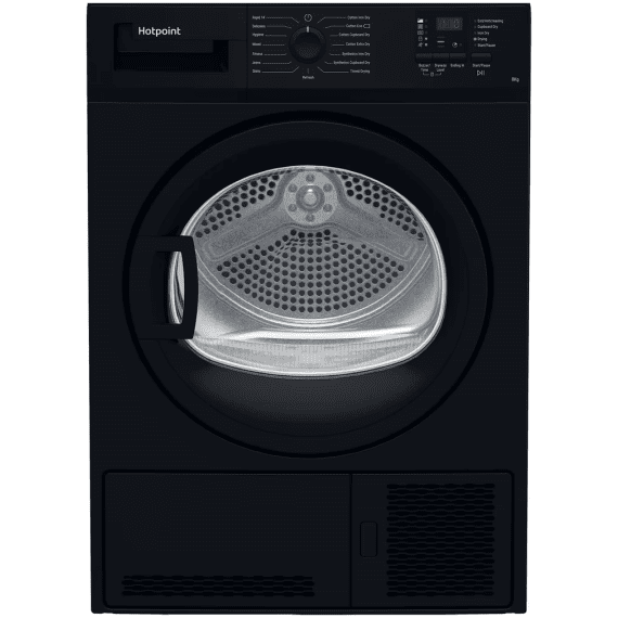 Hotpoint 8Kg Condenser Dryer Black