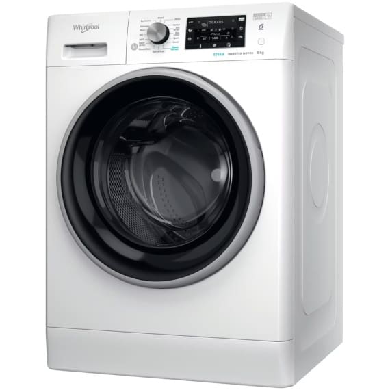 Whirlpool WASHING MACHINE 8KG - White