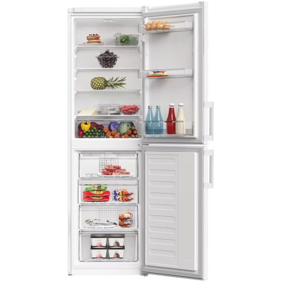 Indesit Freestanding 50/50 Fridge Freezer, No Frost Technology, 270 Litre, White