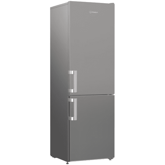 Indesit Freestanding 60/40 Fridge Freezer, Smart Frost, 262 Litre, Silver