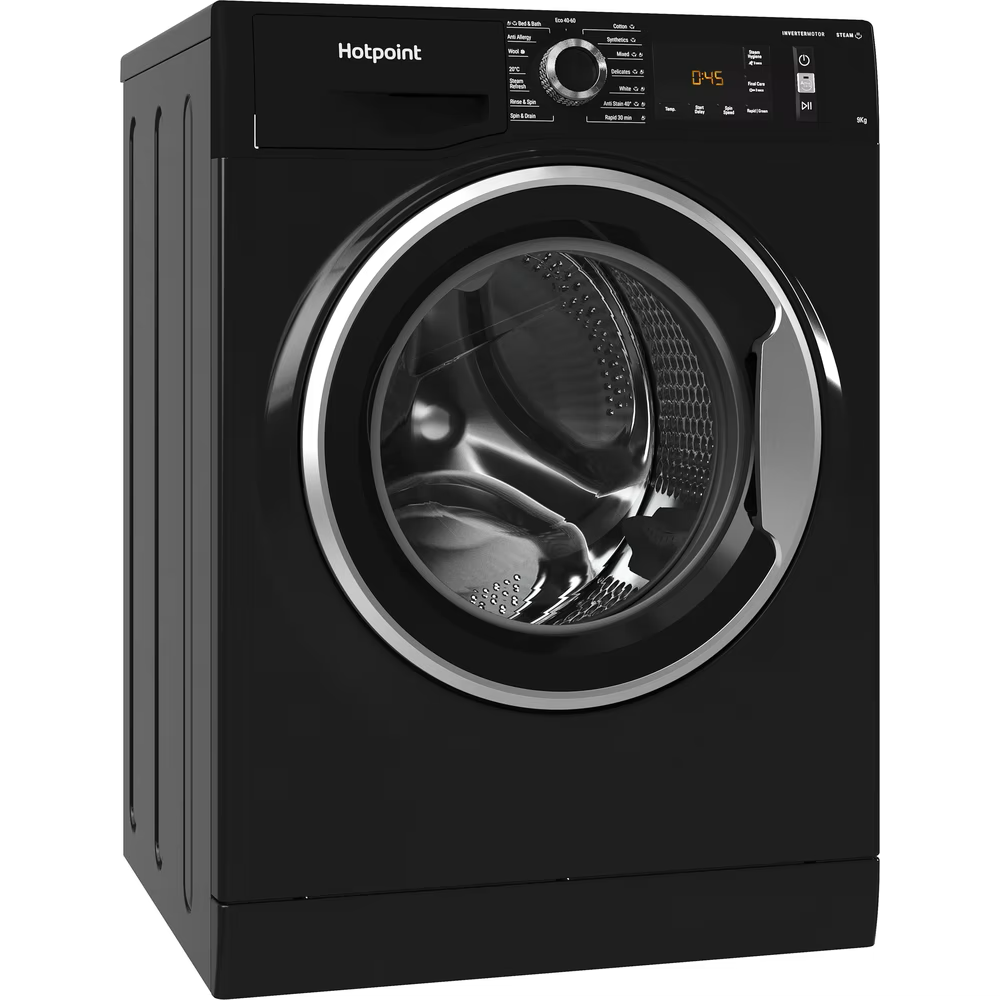 Hotpoint ActiveCare WASHING MACHINE 9KG - Black - Image 2