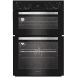 Hotpoint Built In Electric Fan Double Oven - Black