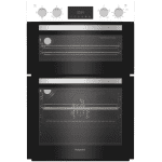Hotpoint Built In Electric Fan Double Oven - White