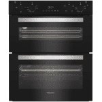 Hotpoint Built Under Electric Fan Double Oven - Black