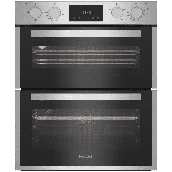 Hotpoint DUH10DIX Built Under Electric Fan Double Oven - Stainless Steel