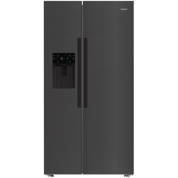 Hotpoint Dual No Frost Side by Side American Fridge Freezer with FreshShield – Inox – 91CM – 571L