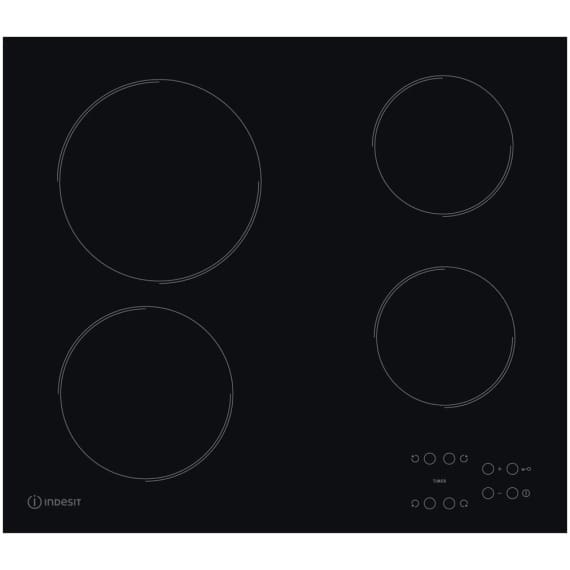 Indesit 60CM 9 Levels Electric Ceramic Hob - Black (Ex Demo model)