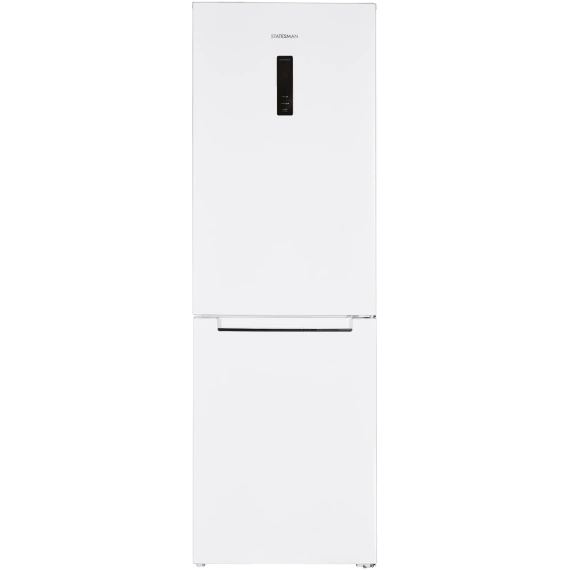Statesman Freestanding 60/40 Fridge Freezer, Total No Frost, 296 Litre, White