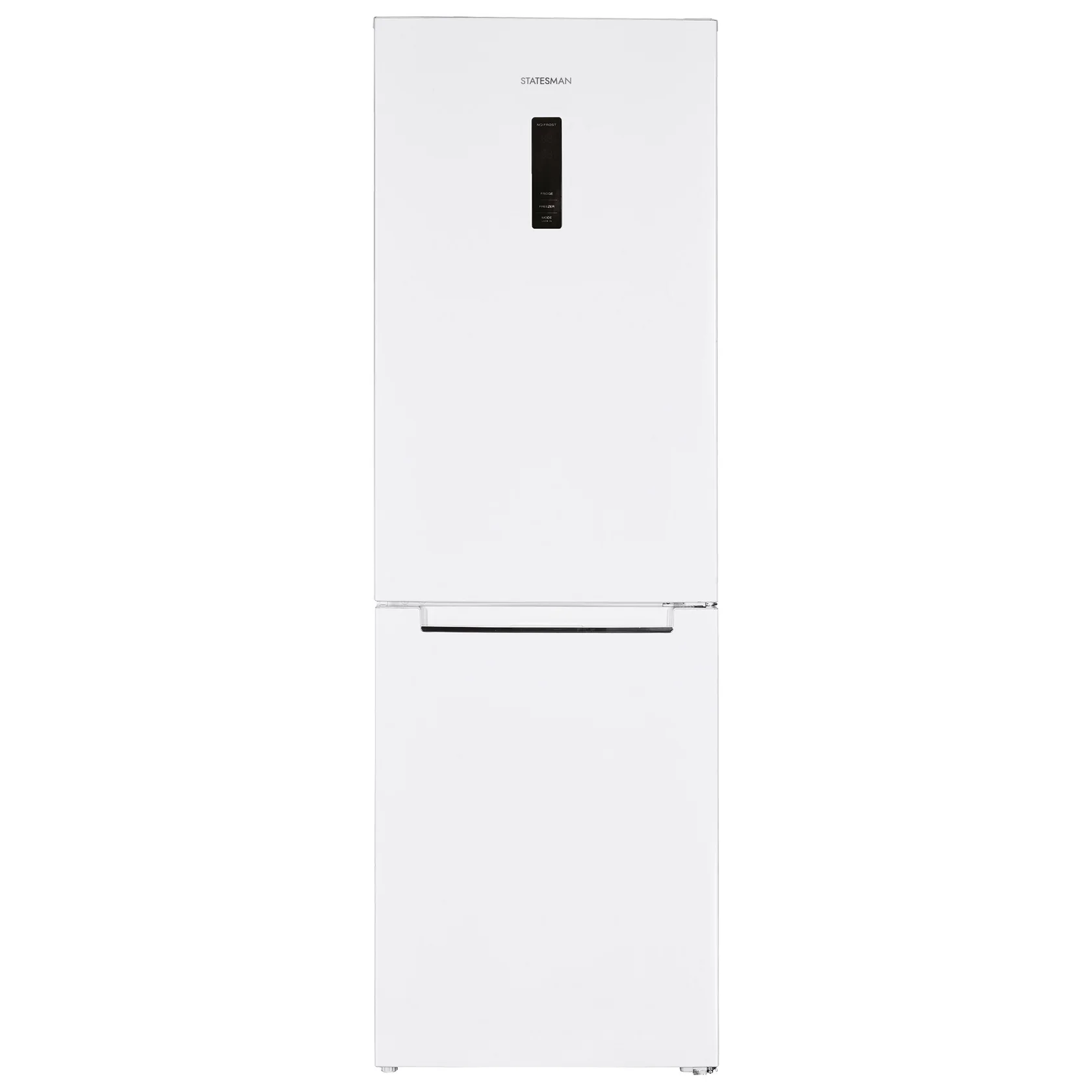Statesman Freestanding 60/40 Fridge Freezer, Total No Frost, 296 Litre, White