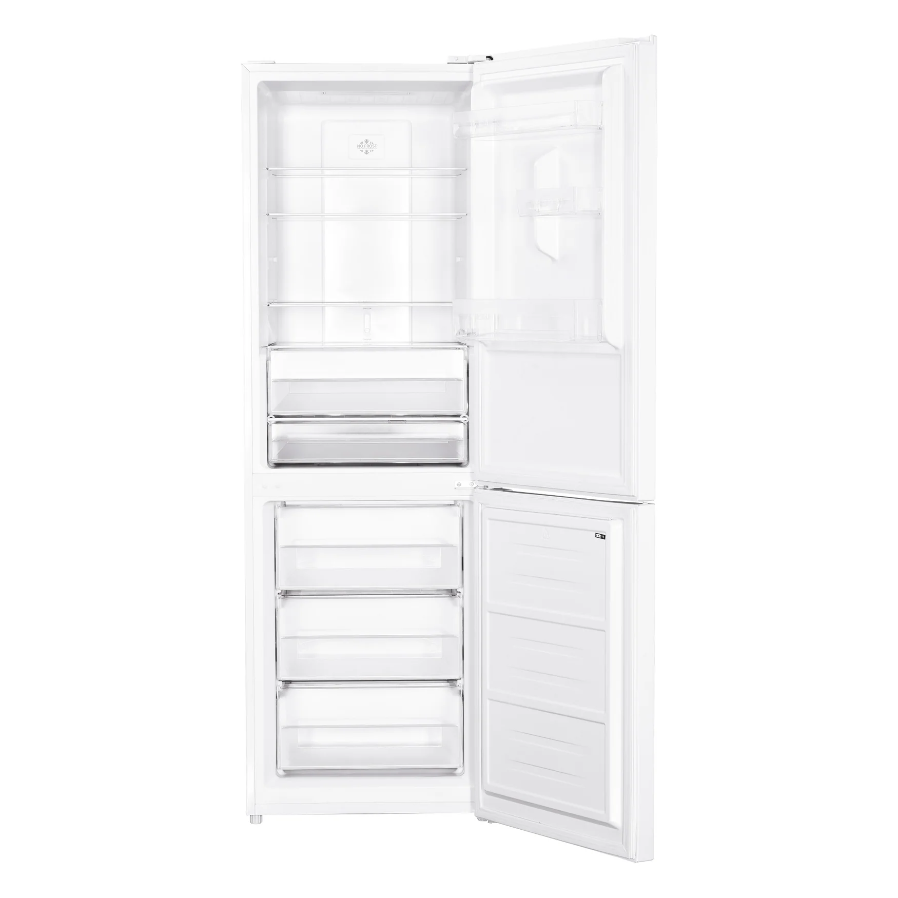 Statesman Freestanding 60/40 Fridge Freezer, Total No Frost, 296 Litre, White - Image 3