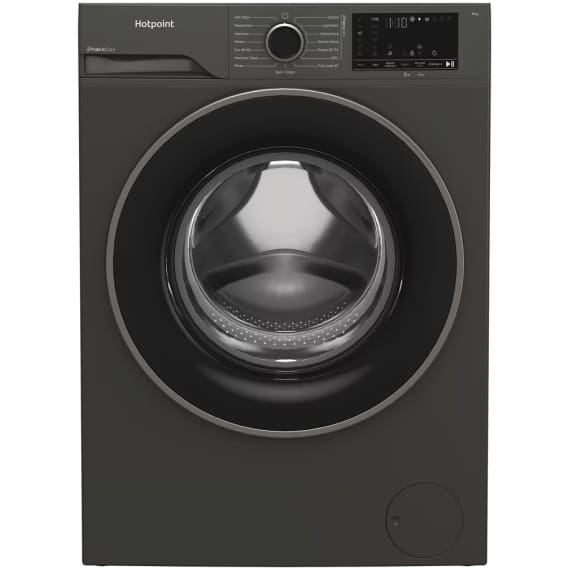 Hotpoint HB93GCAREUK freestanding front loading washing machine-Manhattan Grey