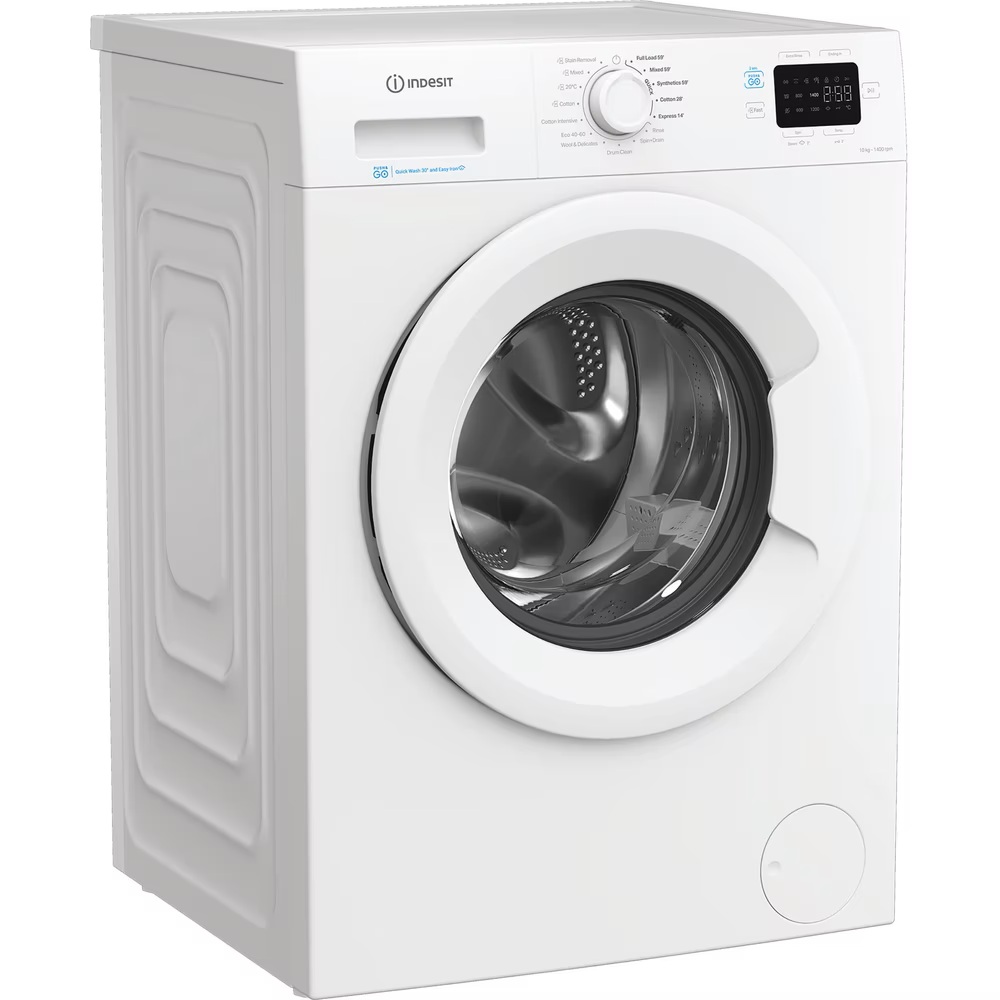 Indesit Push&Go IP 1046 PUSH&GO UK 10kg Washing Machine - White