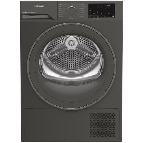 Hotpoint 8KG - Heat Pump Tumble Dryer with PetHair Care Dark Grey
