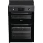 Hotpoint HDE6IDC2SA 60cm Electric Double Cooker with Induction Hob - Anthracite