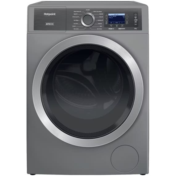 Hotpoint H809ADSGPOWERUK Hotpoint GentlePower WASHING MACHINE 10KG – Silver