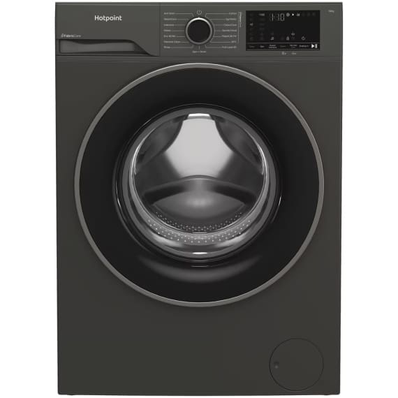 Hotpoint HB103GCAREUK freestanding front loading washing machine-Manhattan Grey