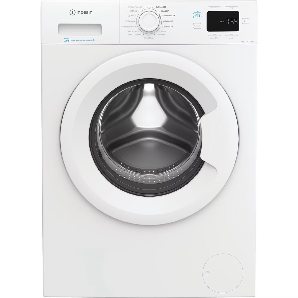 Indesit Push&Go IP 846 PUSH&GO UK 8kg Washing Machine - White