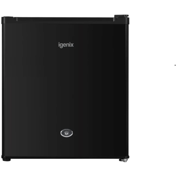 Igenix Table Top Freezer with Lockable Door, 33 Litre, Black