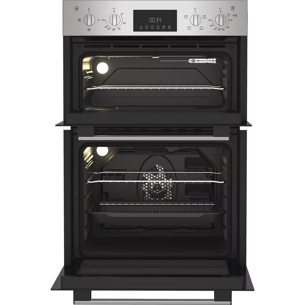 Indesit Built In Electric Fan Oven 69L / 36L - Black - Image 3