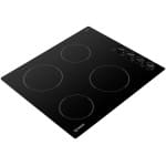 Indesit 60CM 6 Levels Electric Ceramic Hob - Black - Dial Control - 4 Zones