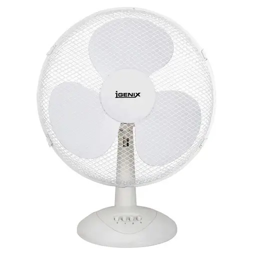 Igenix 16" Desk Fan White